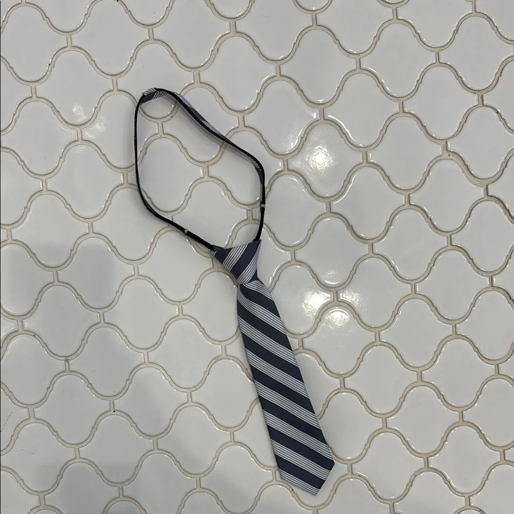 Nordstrom Blue and White Striped Tie